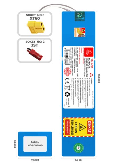 Onvo OV-011 36V 15,6Ah Uyumlu Bataryası Elektrikli Scooter Pili Li-ion Yedek Pil Paketi Onv.03.10S6P.26